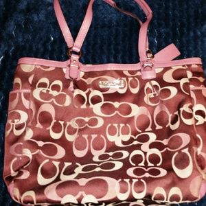 Large Authentic Coach Handbag